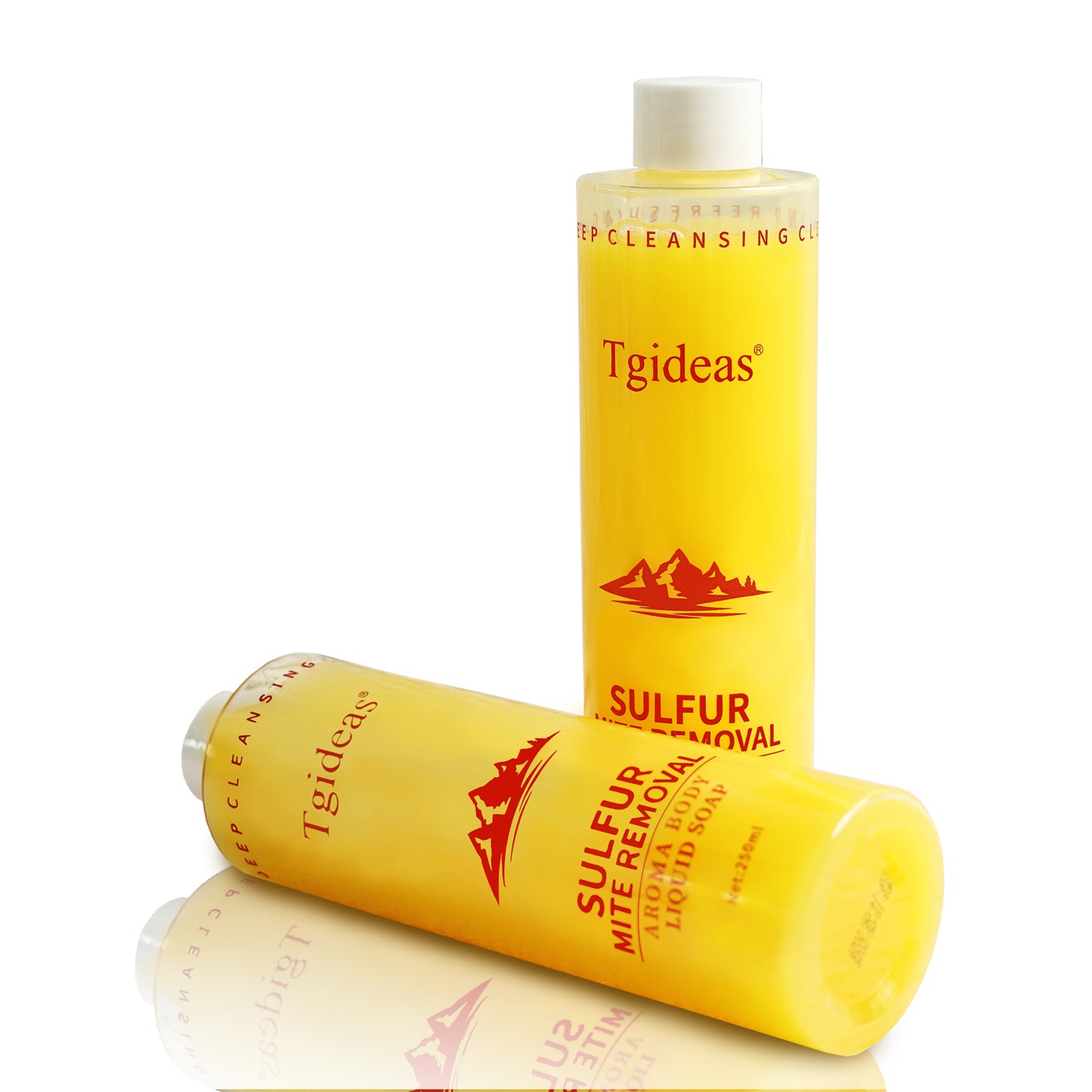 Tgideas Sulfur Soap Body Wash & Shower Gel, Refreshing Body Wash - Gentle Daily Cleanse, Effective Cleansing & Hydrating Care for Dry Skin - For Men and Women