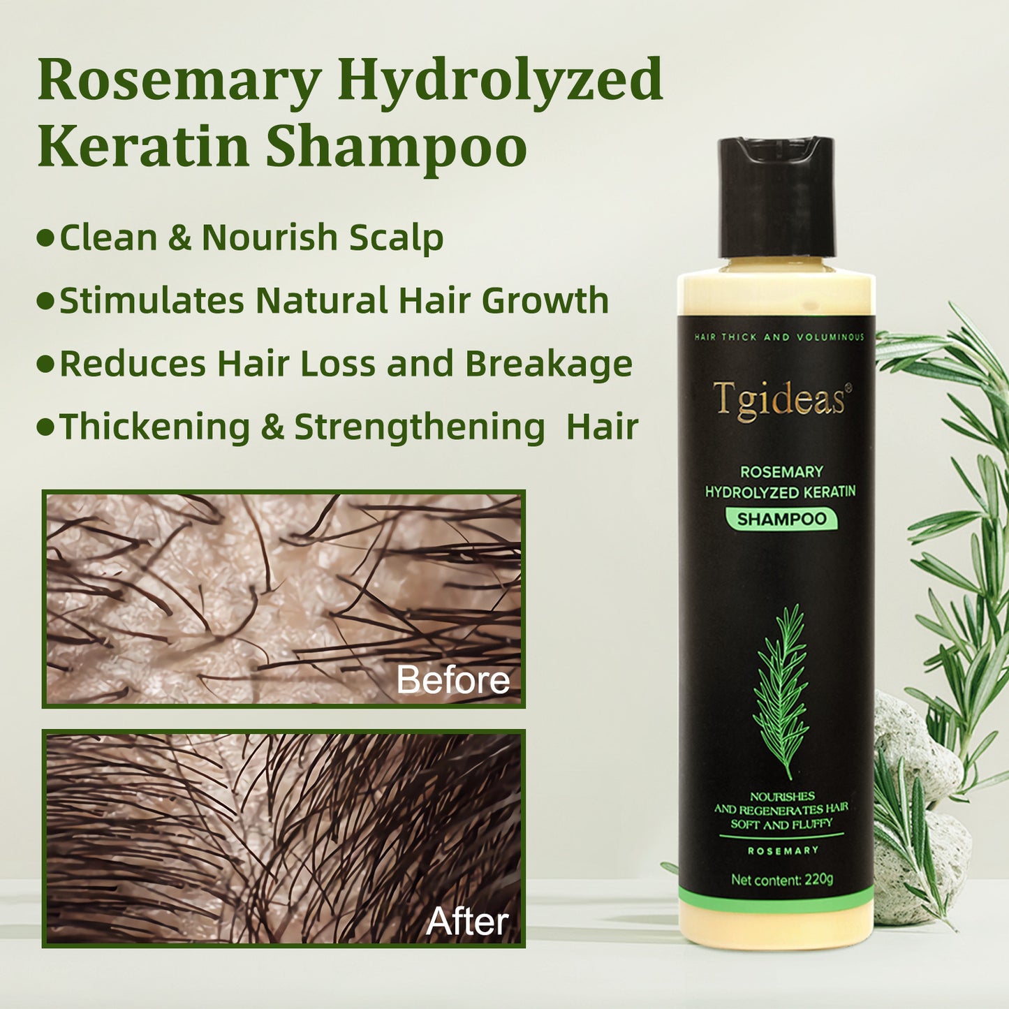 Tgideas Rosemary Shampoo-220g