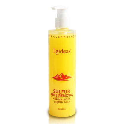 Tgideas Sulfur Soap Body Wash & Shower Gel, Refreshing Body Wash - Gentle Daily Cleanse, Effective Cleansing & Hydrating Care for Dry Skin - For Men and Women