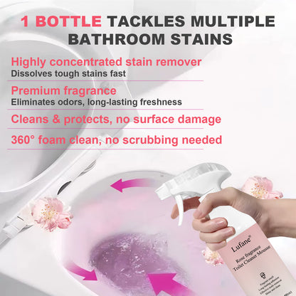 Lufane® Rose Bathroom Foam Cleaner (10.58 oz)