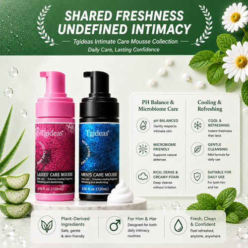 Tgideas Intimate Cleansing Mousse for Men & Women