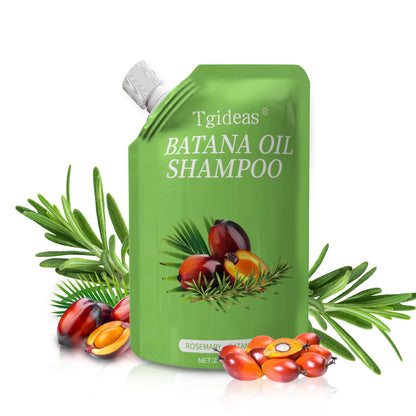 Tgideas Batana Oil & Rosemary Shampoo for Hair Growth, Sulfate-Free Formula to Reduce Hair Loss, Nourish Scalp & Add Volume, for Men & Women (Pack of 1)