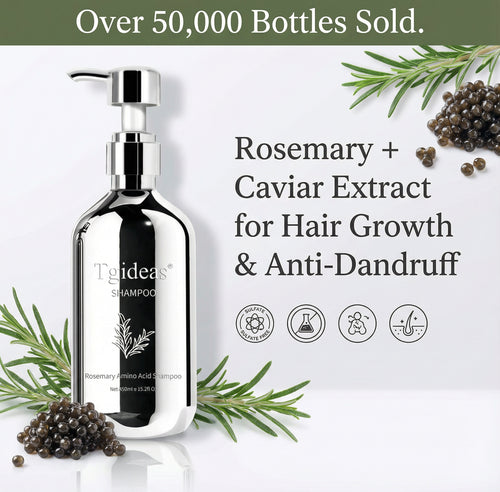 Tgideas® Caviar & Rosemary Shampoo: Volumizing & Oil Control Formula