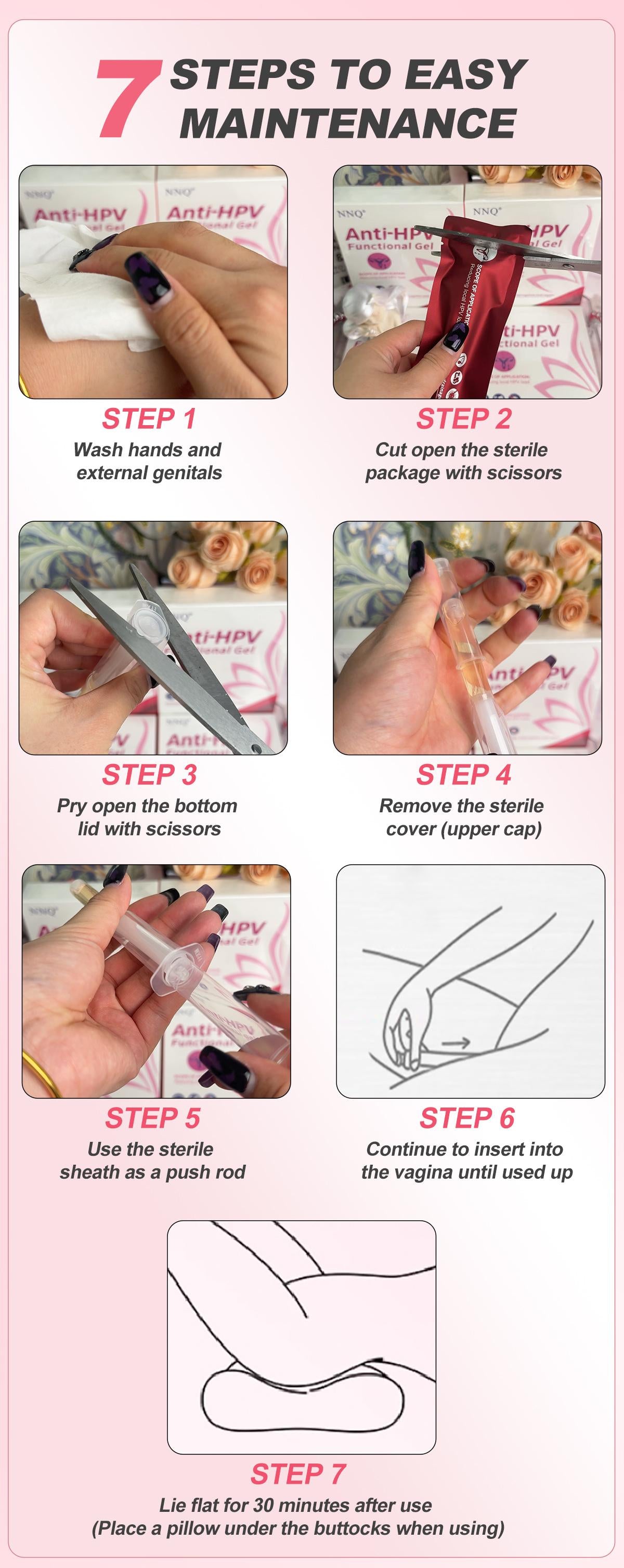 NNQ Feminine Intimate Gel | Firming & Moisturizing, Stress-Relieving & Relaxing, Enhanced Sensory Experience, Caring for Your Intimate Area | 5-pack